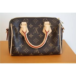 Louis Vuitton Speedy 20 Bandouliere Bag Monogram